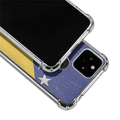 Bosnia and Herzegovina Flag Distressed Google Pixel 4a 5G Clear Case